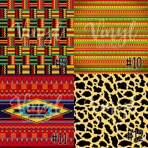 Discover the Vibrant Beauty of African Print HTV Transfer Sheets